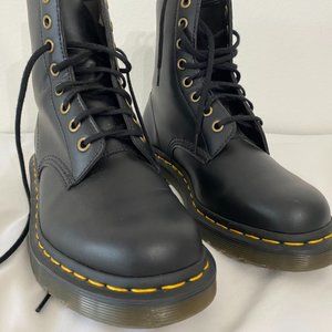 Like New! Dr. Martens Vegan 1460 Fashion Boot, Black Size 6 Women/5 Men